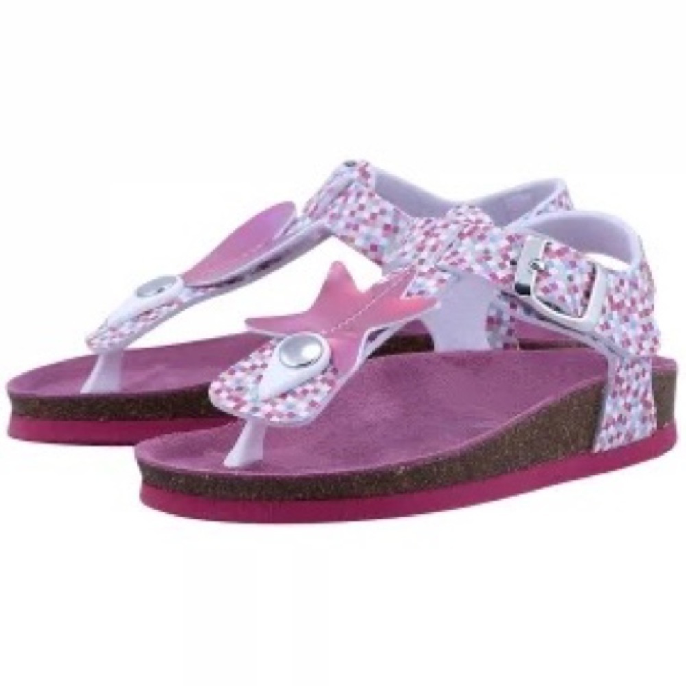 NWT. Agatha Ruiz de la Prada White/Pink Sandals. Different sizes.